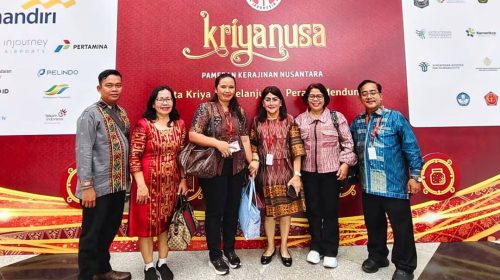Ketua Dekranasda Ny Liswati Hadiri Kriyanusa Bersama Ny Selvi Gibran Rakabuming Raka