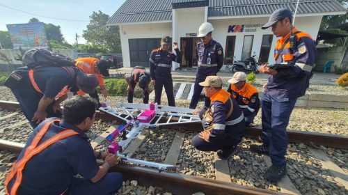 Pastikan Perjalanan Nyaman dan Minim Guncangan, KAI Sumut Intensifkan Pemeriksaan Rel Presisi Tinggi
