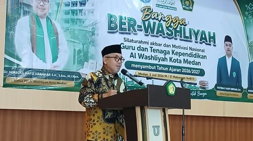 Bangga Ber-Washliyah Kobarkan Semangat! Ratusan Guru dan Tenaga Kependidikan Al Washliyah Kota Medan
