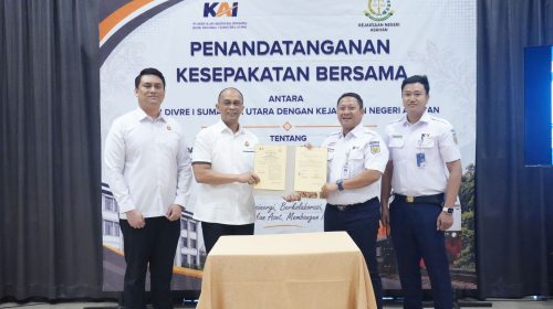 KAI Sumut dan Kejari Asahan Perkuat Sinergi Hukum Dukung Layanan Kereta Api