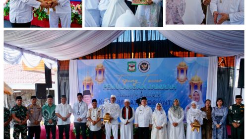 Wali Kota Wesly Tepung Tawar Jamaah Haji Kota Pematangsiantar