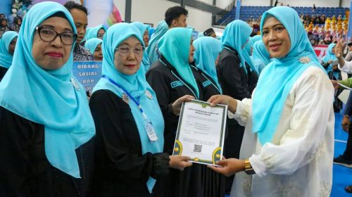 Wali Kota Wesly Diwakili Wakil Wali Kota Herlina Pelantikan Majelis Taklim Silaturahmi Kota Pematangsiantar