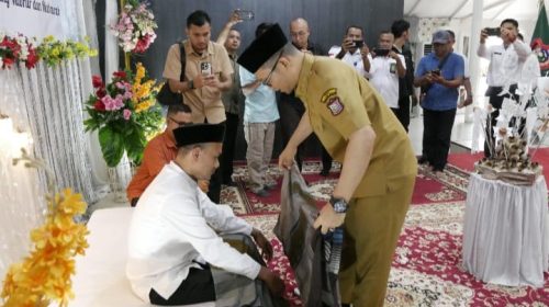 Pemko Tanjungbalai dan Forkopimda Upah-upah Wali Kota Sepulang Haji, Mahyaruddin: Pelayanan Haji Harus Lebih Baik