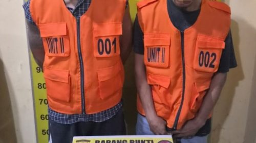 Duo Pengedar Sabu Pantai Labu Dicokok Polisi
