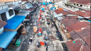 Penanganan Pasar Dwikora Pasca Terbakar, Bantuan Tahap 1 Sudah Disalurkan, Proses Pembangunan Area Kios Dipersiapkan