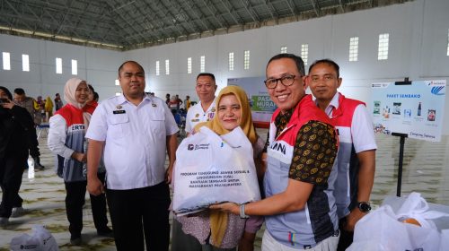 Pertamina Sumbagut Rampungkan Pasar Murah, 1.000 Warga Deli Serdang Terjangkau