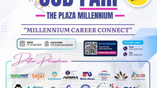 Job Fair “Millennium Career Connect” Digelar di The Plaza Millennium, Gratis untuk Umum