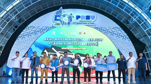 Bank Sumut Wujudkan Impian Masyarakat Miliki Rumah Lewat Akad Massal 67 Debitur KPR Sejahtera FLPP