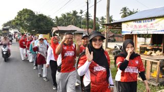 Ratusan Peserta Padati Jalan Santai Panyabungan Utara, Forkopimcam Ajak Jaga Kebersamaan
