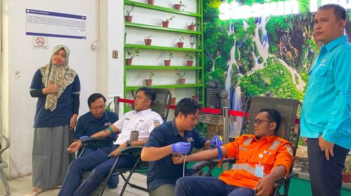 Sambut HUT ke-81 RI, KAI Sumut dan PMI Tebing Tinggi Gelar Donor Darah Wujudkan Solidaritas Sesama