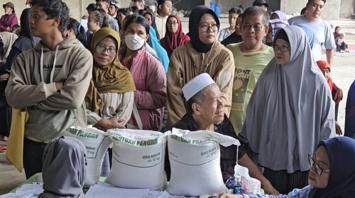 Penyaluran Bantuan Pangan Rampung, 3.540 Warga Sarirejo, Medan Polonia Terima 30 Kilogram Beras Dari BPN
