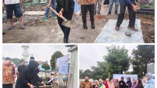 Peletakan Batu Pertama Gapura Masjid Jamik, Lailatul Badri Ajak Masyarakat Makmurkan Masjid