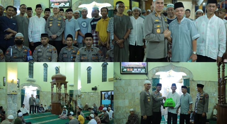 Safari Subuh Berjamaah di Masjid Khalid Ibnul Wahid, Wakapolda Sumut : Tingkatkan Kepercayaan Masyarakat Terhadap Polri