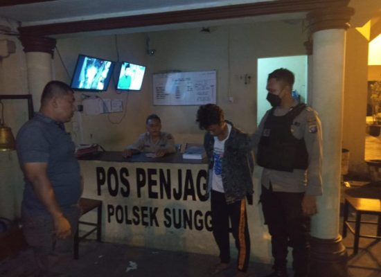 Tim Patroli Presisi Sat Samapta Polrestabes Medan Amankan Begal Bawa Senjata Tajam