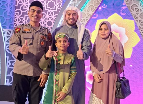 Aipda Tabi’ul Hidayat, Personel Polresta Deli Serdang Tampil di Acara Hafizh Indonesia 2023