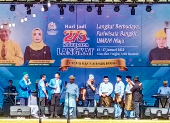 HUT Ke 273 Kab.Langkat, Dimeriahkan Artis Ibu Kota Pasha Ungu dan UMKM