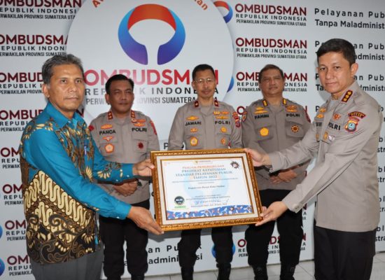 Kapolrestabes Medan Hadiri Pemaparan Hasil Penilaian Layanan Publik