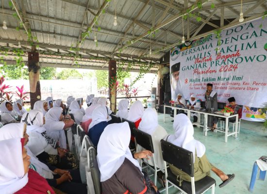 Kembali Tebar Manfaat, Tuan Guru Sahabat Ganjar Perkuat Peran Majelis Taklim di Sumatera Utara