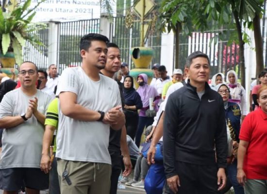 Kapolrestabes Medan Hadiri Giat Pemko Medan di Gedung Wali Kota