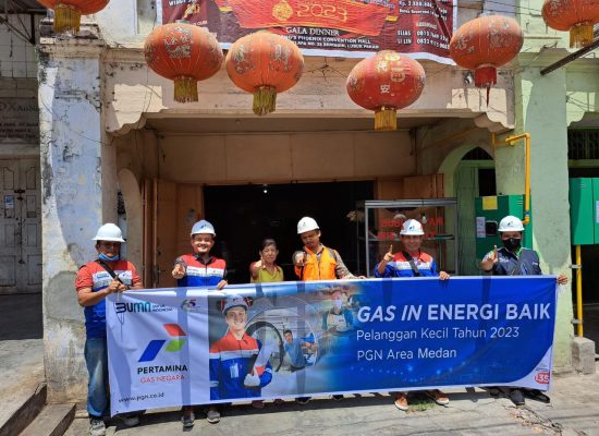 PGN Subholding Gas Pertamina Tambah Pelanggan Sektor Usaha Kecil di Medan