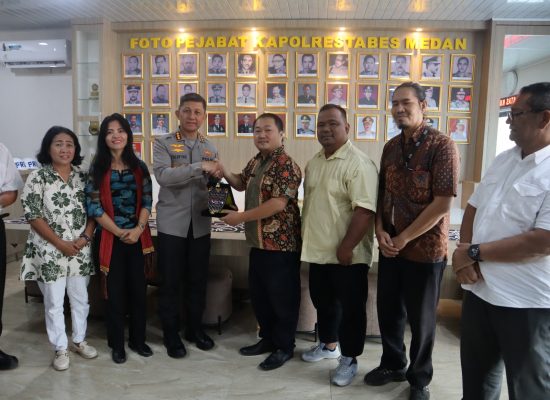 Kapolrestabes Medan Terima Audiensi Panitia Perayaan Paskah Umat Kristiani Sumut
