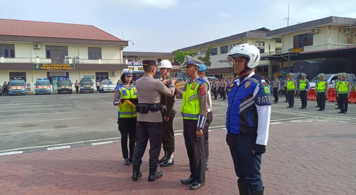 Kapolrestabes Medan Pimpin Apel Gelar Pasukan Operasi Keselamatan Toba 2023, Ini yang Disampaikan
