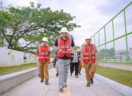 Revitalisasi Lapangan Gajah Mada Mada Mencapai 80 %, Kadispora Medan : Semoga Pertengahan Ramadhan Selesai & Dapat Digunakan Masyarakat