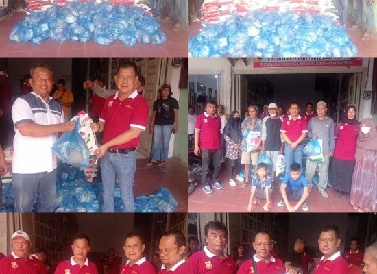 Jelang Ramadhan, Ketua Pewarta Berbagi Ratusan Sembako kepada Wartawan dan Kaum Duafa