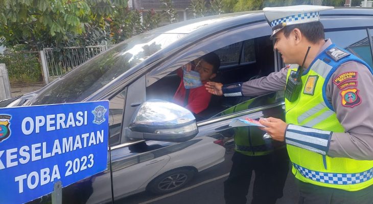 Hari Terakhir Operasi Keselamatan Toba 2023, Kanit Kamsel : Masyarakat Semakin Disiplin Dalam Berlalulintas