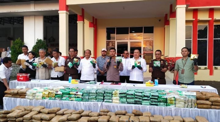Amankan 263 Kg Sabu & 19.760 Butir Ekstasi, Polda Sumut Ringkus 21 Orang Tersangka