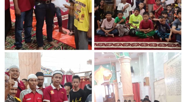 Jalin Silaturahmi, Ketua Pewarta Gelar Buka Puasa Bersama di Masjid Rahmat dan Santuni Anak Yatim