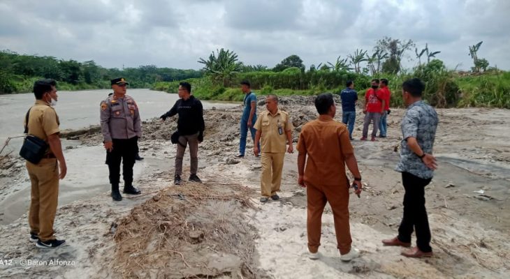 Polsek Pagar Merbau Tertibkan Galian C di Sepanjang Sungai Ular