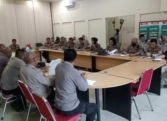 Polrestabes Medan Rapat Koordinasi Operasi Ketupat 2023