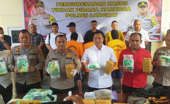 Gagalkan Peredaran Narkoba Aceh-Medan, Satres Narkoba Polres Langkat Sita 20 Kg Sabu