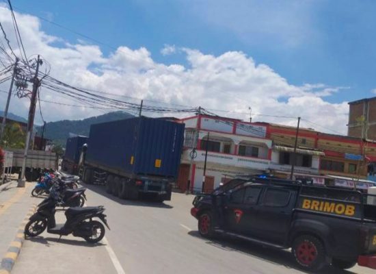 Polda Sumut Kawal Logistik F1 Powerboat dari Toba ke Pelabuhan Belawan