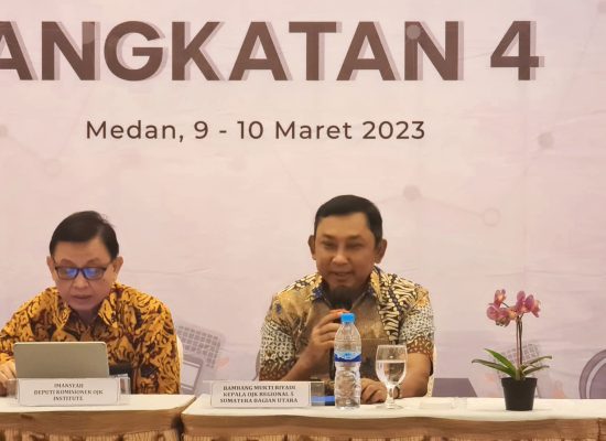 Kepala OJK Reg 5: Di Sumut, Tingkat Literasi Pada Tahun 2022 sebesar 51,69% Lebih Tinggi Dibandingkan Tahun – Tahun Sebelumnya