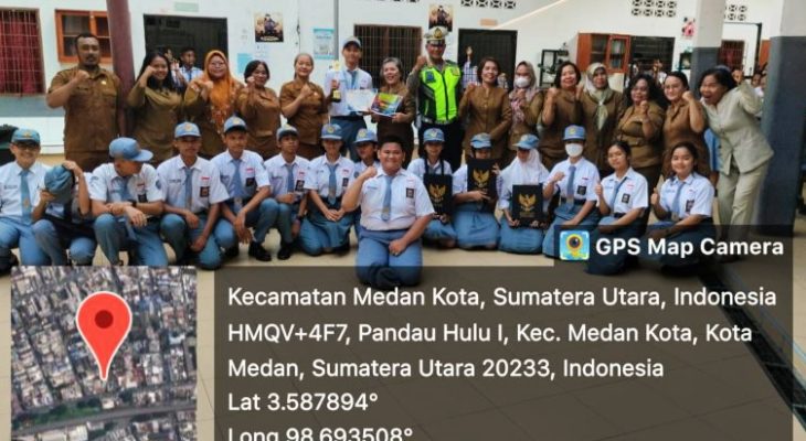 Operasi Keselamatan Toba 2023, Kanit Kamsel Jadi Irup di SMA 18 Medan