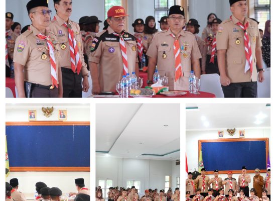 Wabup Lepas Kontingen Pramuka Deli Serdang Ikuti Lomba Tingkat IV Kwardasu