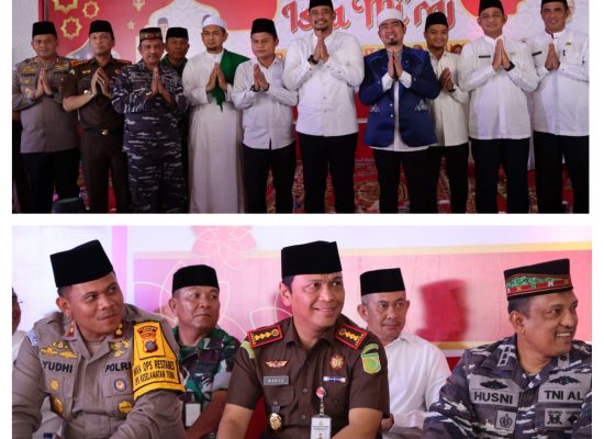 Wakapolrestabes Medan Hadiri Acara Isra Miraj Pemko Medan