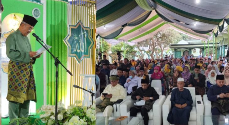 Presiden DMDI Tun Seri Setia HM Ali Rustam Tutup MTQ Antar Bangsa di Masjid Al Musannif Medan