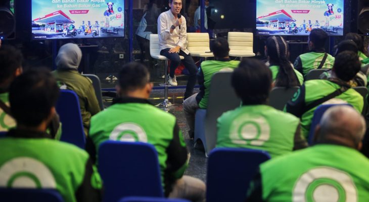 PGN Gandeng Mitra Ojek Online Sukseskan Pilot Project Konversi BBG Sepeda Motor
