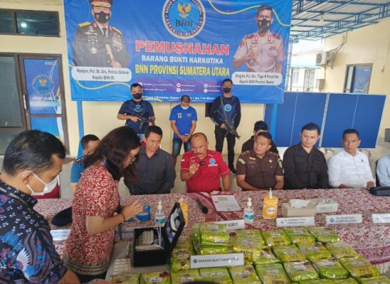 Gagalkan Peredaran 36 Kg Sabu, BNN Sumut  Amankan 1 Tersangka Mengaku Kurir
