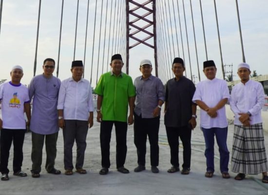 H-7 Lebaran Jembatan Wampu Dioperasikan, Syah Afandin Berterimakasih ke Presiden Jokowi