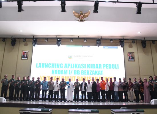 Pangdam Resmikan Aplikasi Kibar Peduli Yang Bisa Membantu Masyarakat Dengan Memberikan Kail