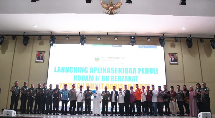 Pangdam Resmikan Aplikasi Kibar Peduli Yang Bisa Membantu Masyarakat Dengan Memberikan Kail