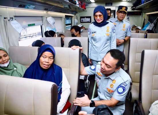 Jasa Raharja Lepas 14 Ribu Peserta Mudik Bersama BUMN 2023  Moda Kereta Api