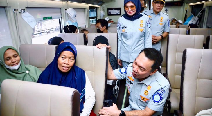 Jasa Raharja Lepas 14 Ribu Peserta Mudik Bersama BUMN 2023  Moda Kereta Api