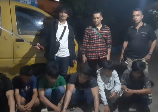 Polsek Patumbak Berhasil Amankan Anggota Genk Motor Bawa Kelewang