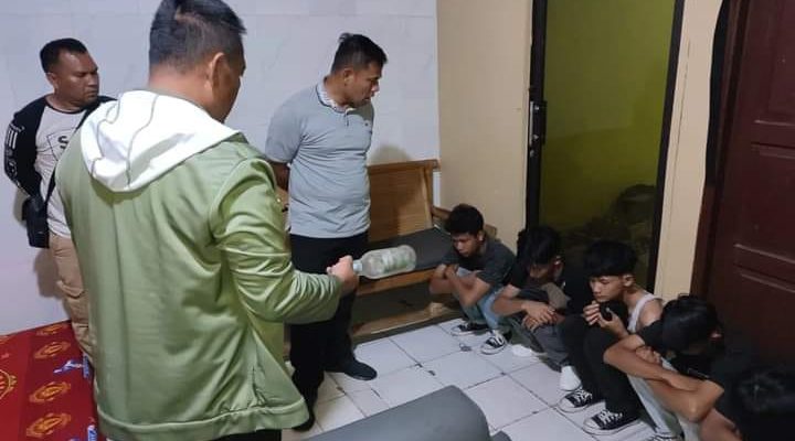 TNI-POLRI Amankan 5 anggota Geng Motor yang Masih Berstatus Pelajar