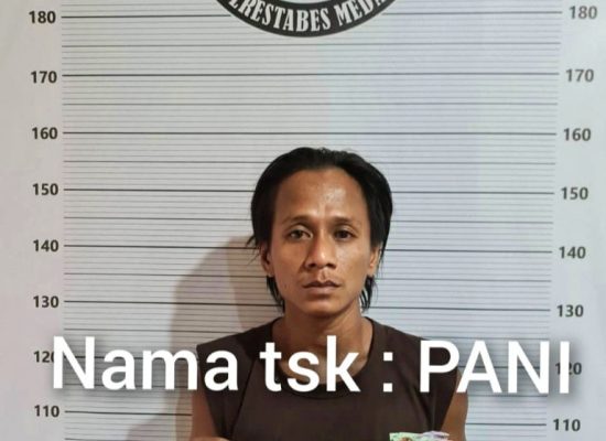 Sat Narkoba Polrestabes Medan Gerebek Kampung Narkoba di Tembung